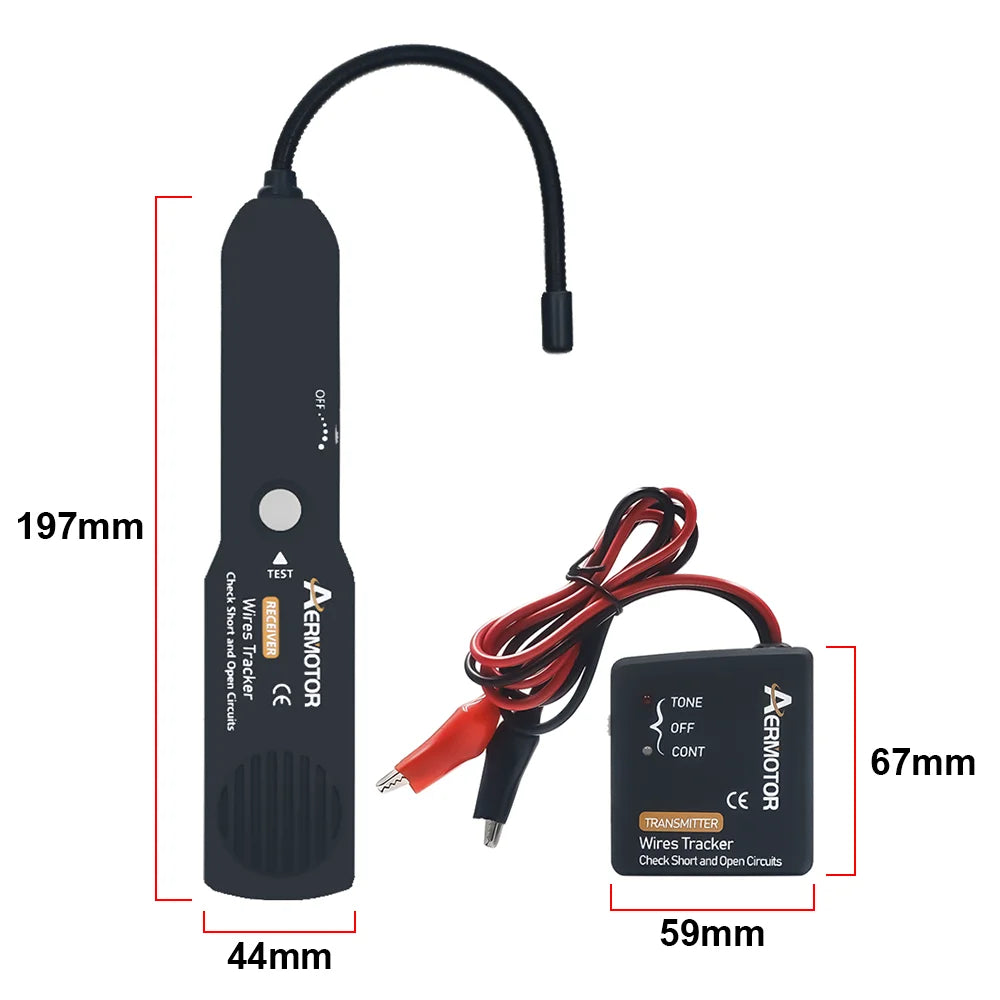 AER Automotive Short Cable Tracker Open Wire Finder Same As EM415PRO Find Car Short Circuit Wire Universal DC 6-42V