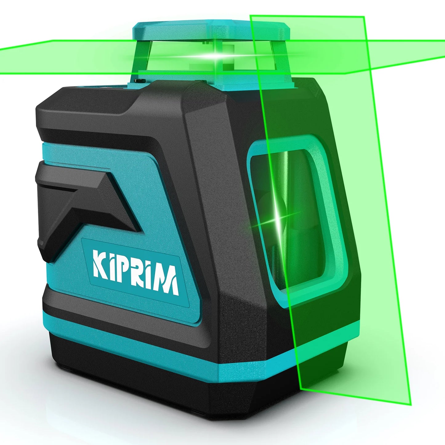 Kiprim Laser Level 2/5 Lines 360° – Automatic Self-Leveling Green Light Cross Laser for Construction
