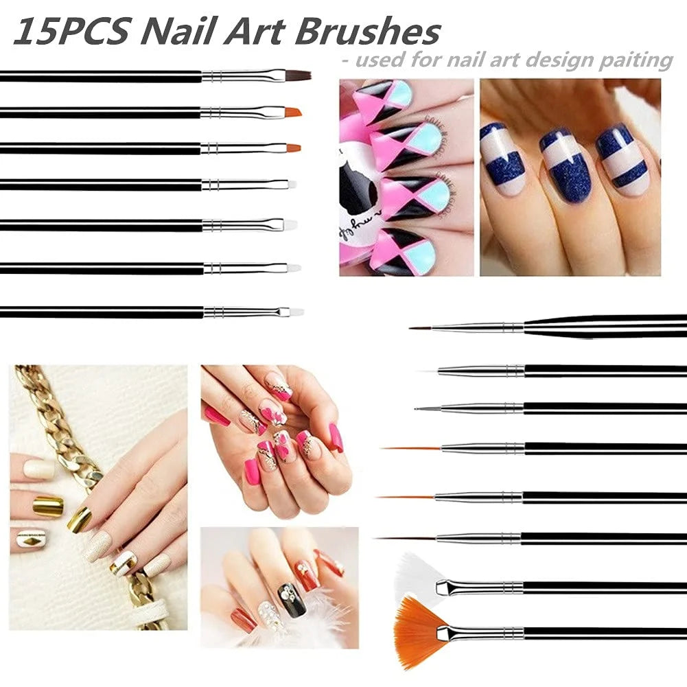 Nails Things Brushes For Manicure Set Nails Art Accessories Tools Kits Nail Supplies For Professionals Manicure Set