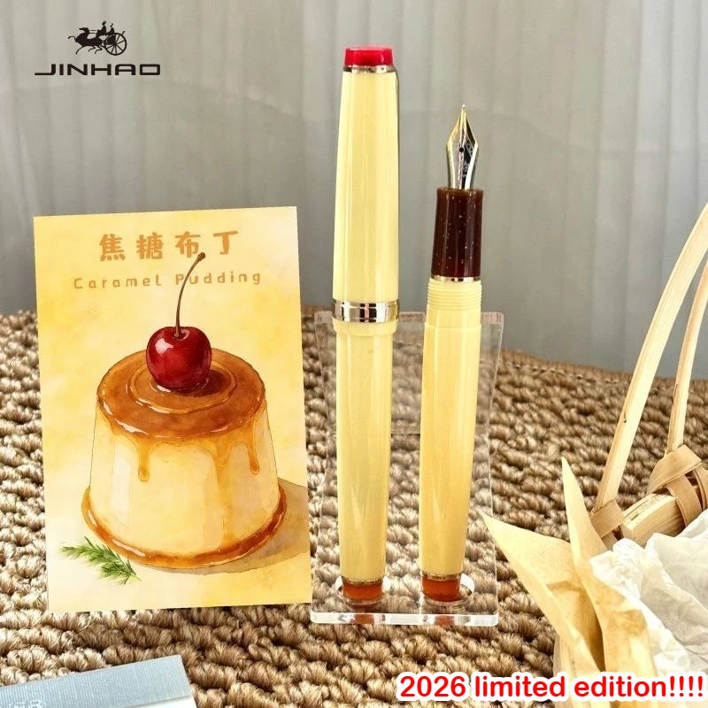 JINHAO 82 Limited Edition Colors Fountain Pen Macaron Color Gold Clip EF/F/M Calligraphy Pen Stationery Office School Supplies