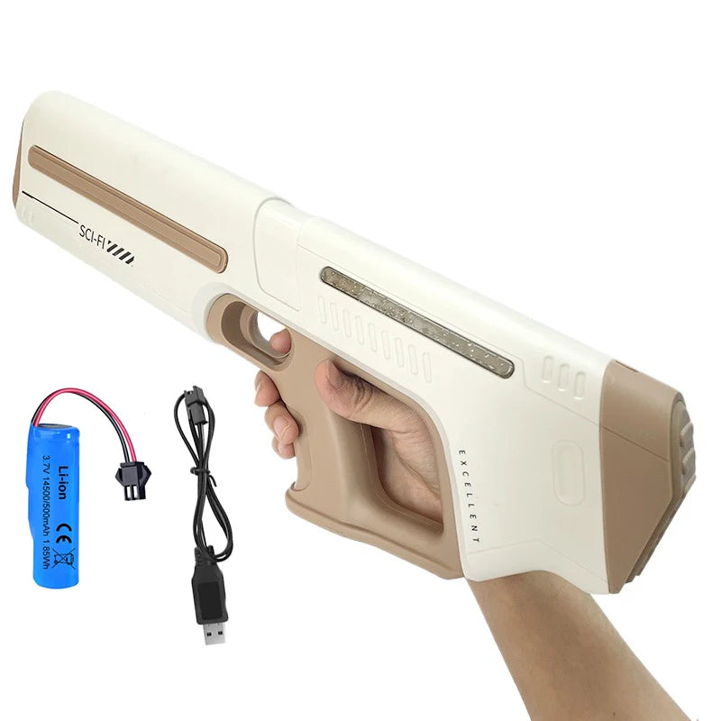 Electric Water Gun for Adults — Automatic Squirt Summer Blaster