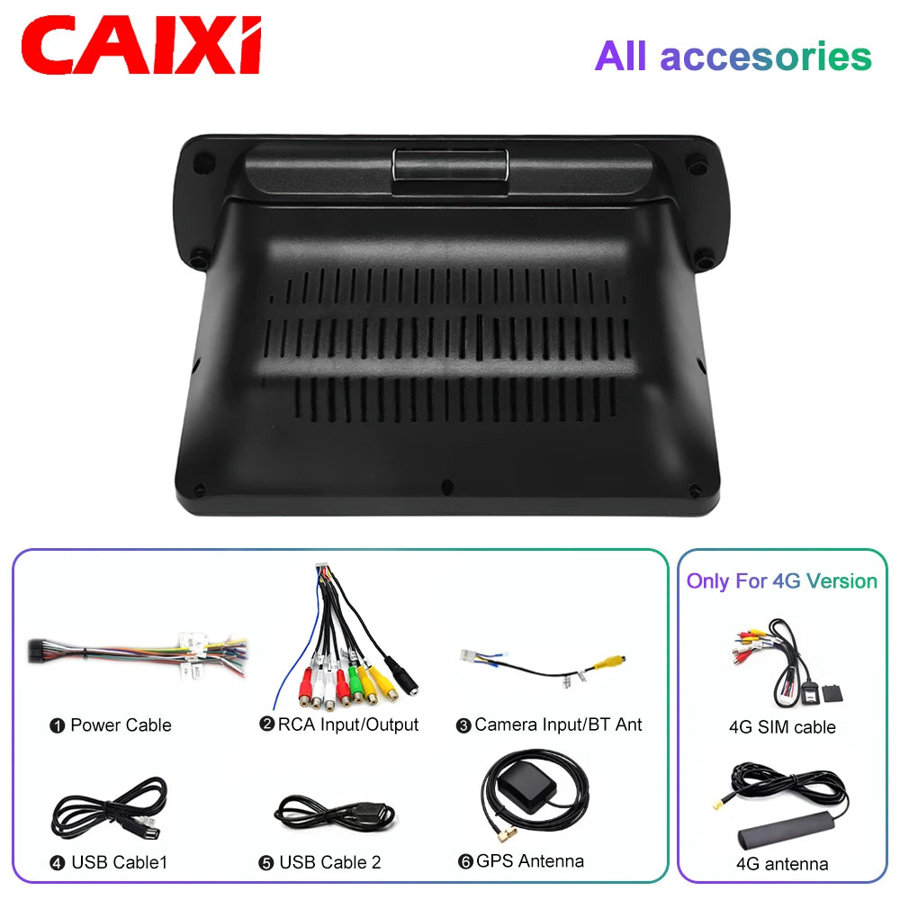 CAIXI 9"/10" Universal 2-DIN Android Car Stereo — CarPlay, GPS Navigation, Truck & Car Fit