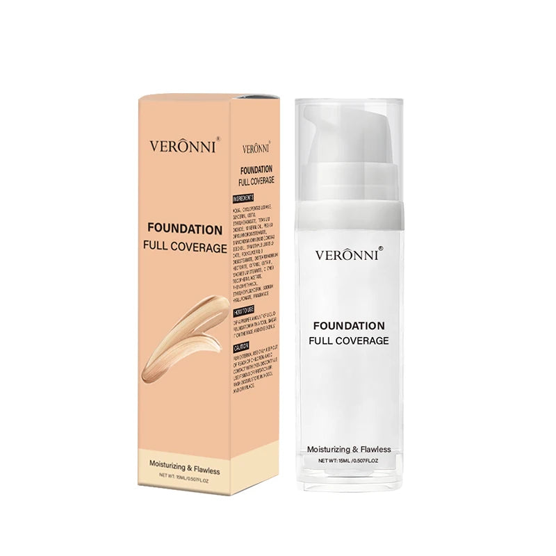 White Liquid Foundation Blending Pure-15ml Silky Creamy Matte Long-Wearing Transfer-Resistant for Stage Cosplay Halloween Makeup