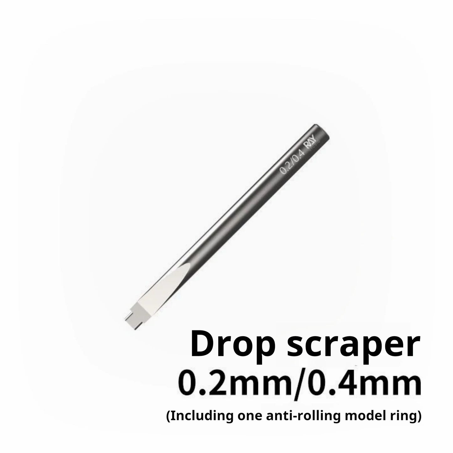 RAY Studio TinyGo Modeling Stepped Scraper for Gundam Military Scale Model Making Curved Step Scraper Kits Hobby DIY Craft Tool