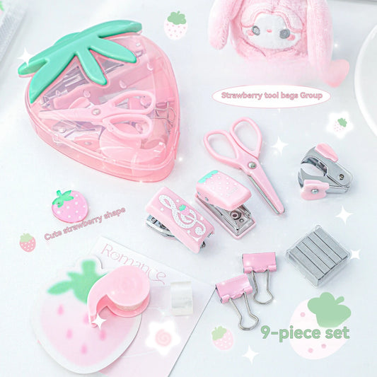 Strawberry Themed Tool Set for Students & Crafters