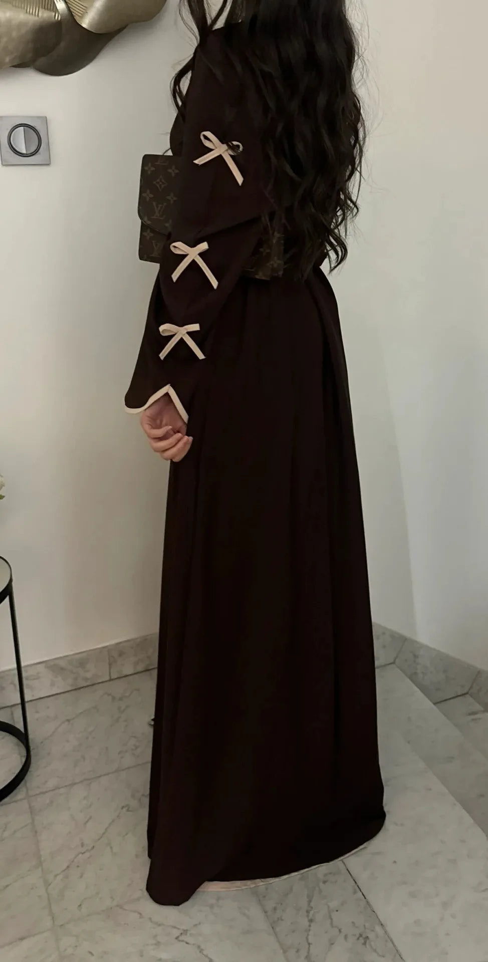 Eid Bow Abaya Women Cardigan Dress Muslim Party Caftan Robe Jalabiya Morocco Dubai Kaftan Islam Vestidos Largos Ramadan 2026
