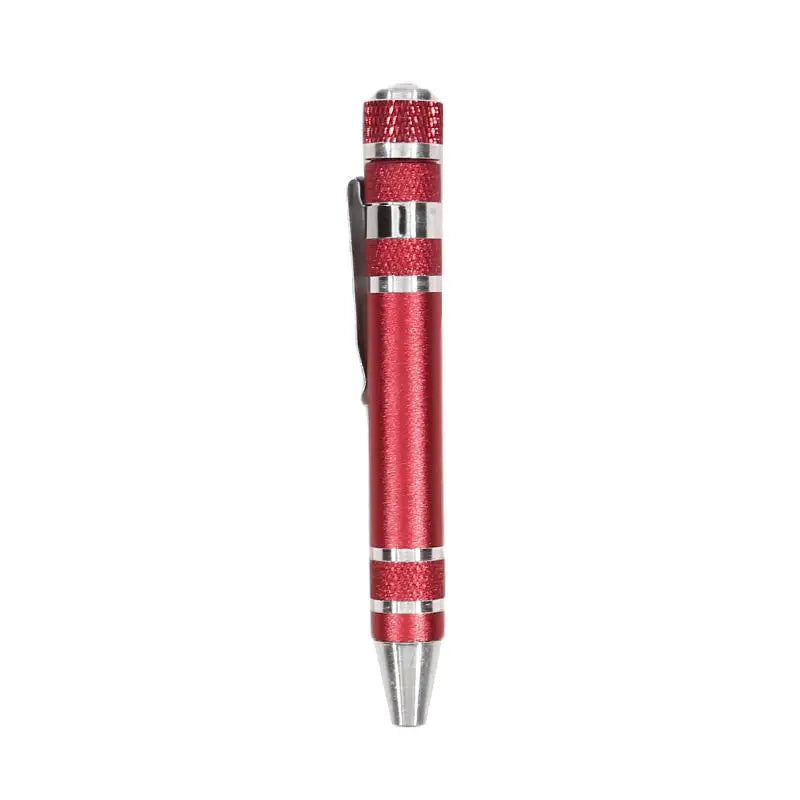 8-in-1 Aluminum Alloy Screwdriver Pen - Changeable Bits For Easy Repairs & Disassembly