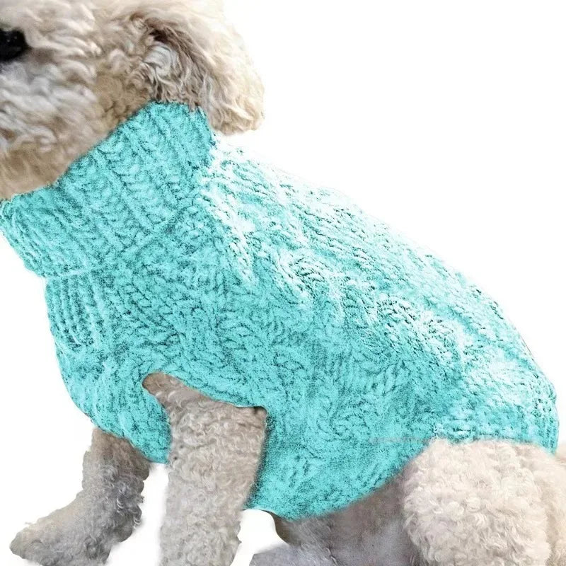 Knitted Winter Dog Coat - Warm Sweater for Small and Medium Dogs - photo 6