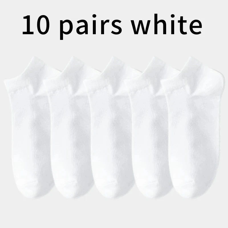 Men's Cotton Blend Crew Socks, 5 Pairs