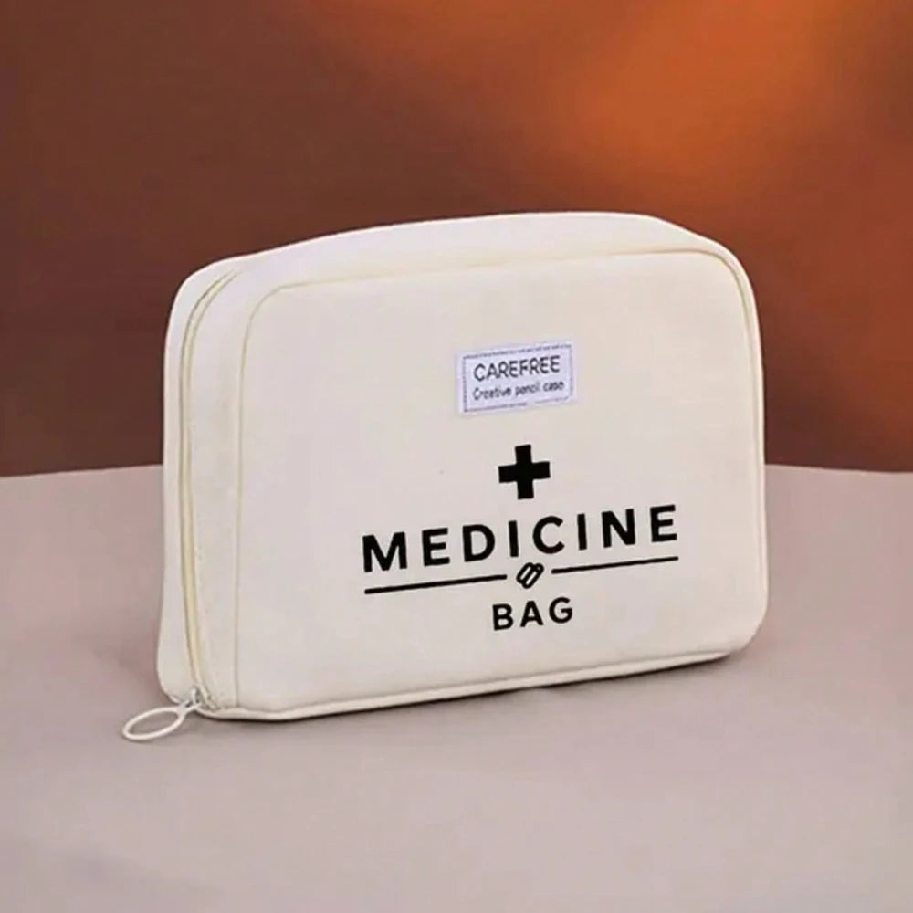 Portable Medicine Bag Cute First Aid Kit Medical Emergency Kits Organizer Outdoor Household Medicine Pill Storage Bag Travel