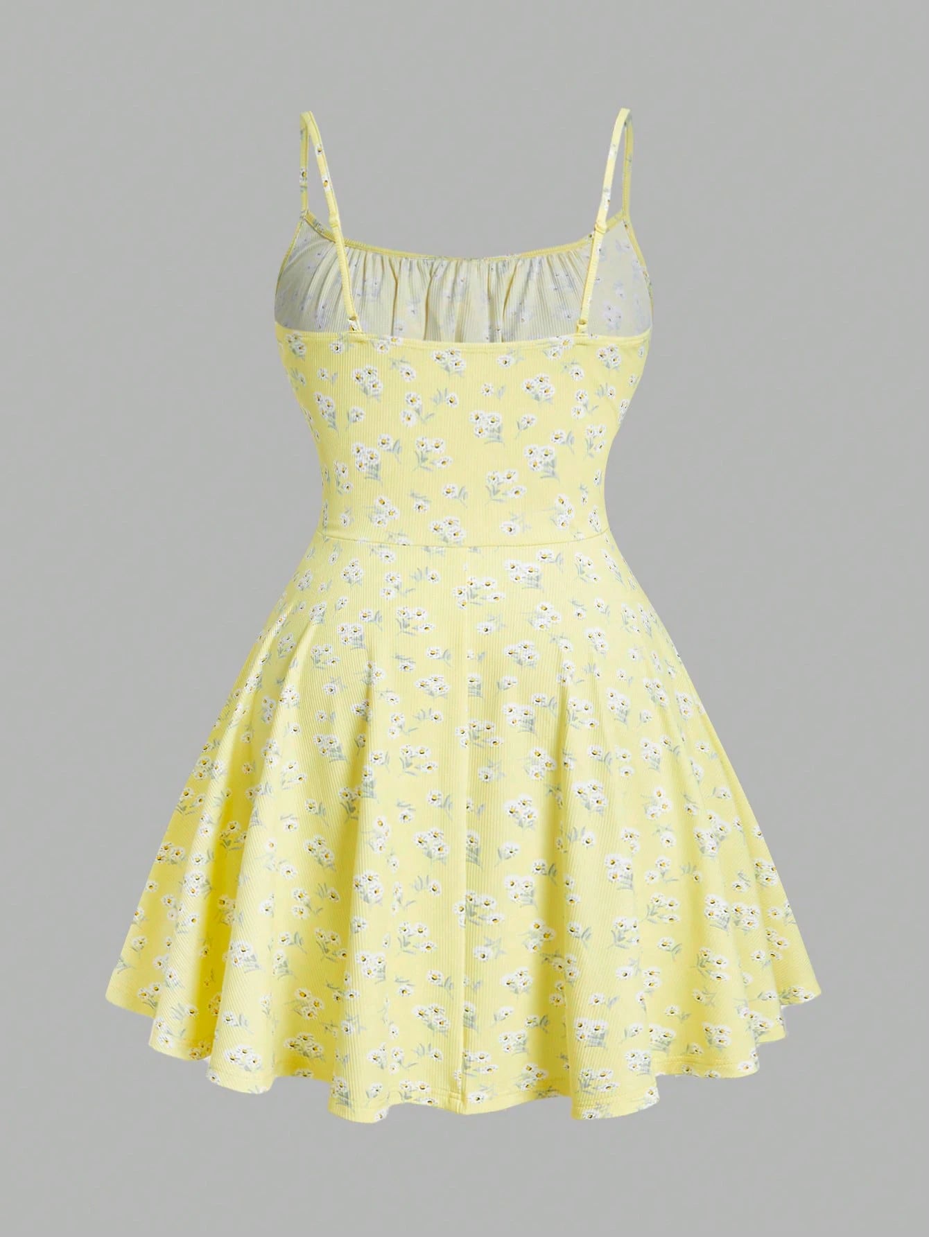 Women's Floral Print Spaghetti Strap Camisole Mini Dress – Slim A-Line Summer Dress | XS–L