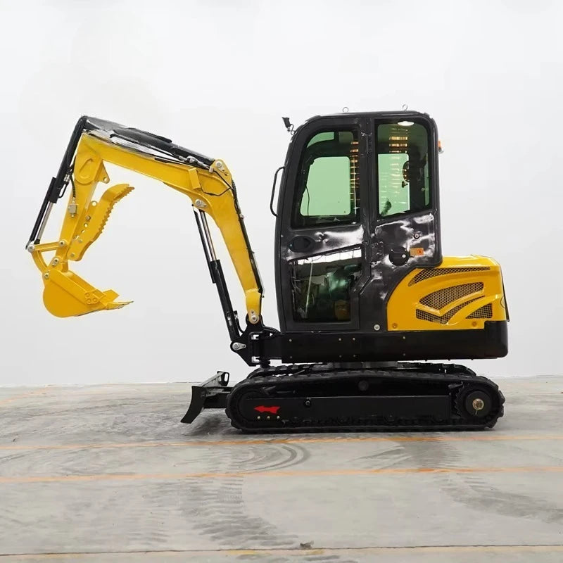 Free Shipping Mini Excavators 2 Ton R330 Kubota EPA Engine Small Digger With Cab Micro Excavator Machine For Sale