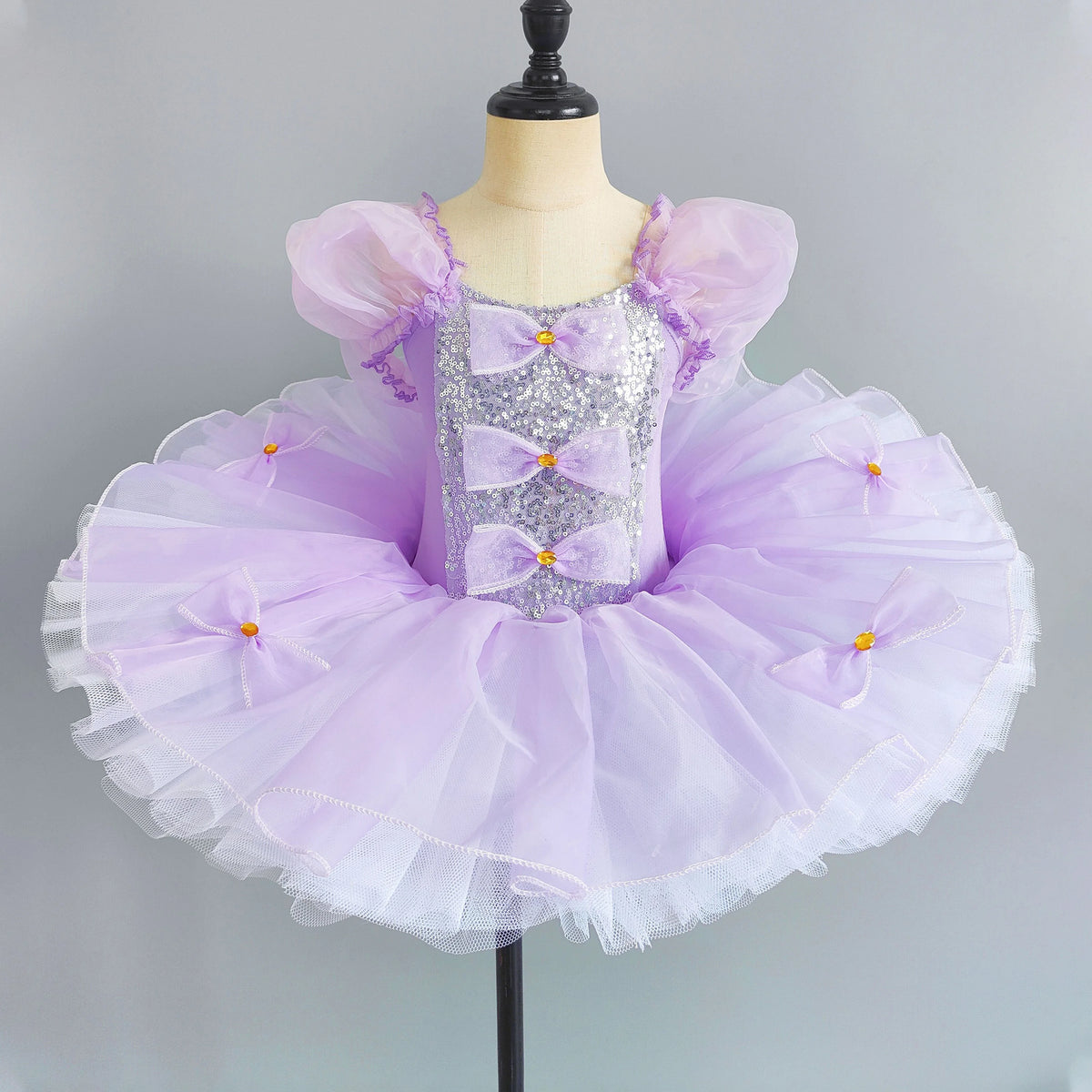 Girls multi-layer tulle ballet tutu dress