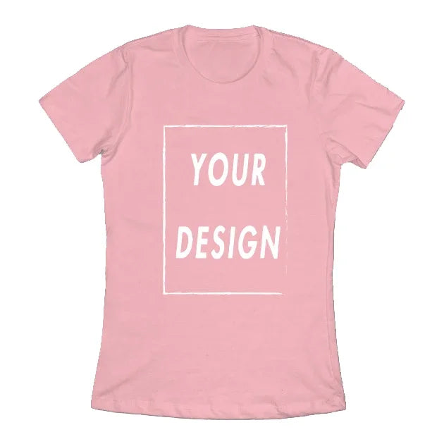 Custom T-Shirt for Men & Women – Add Your Own Design, Text & Logo | Front & Back Print | Team Shirt