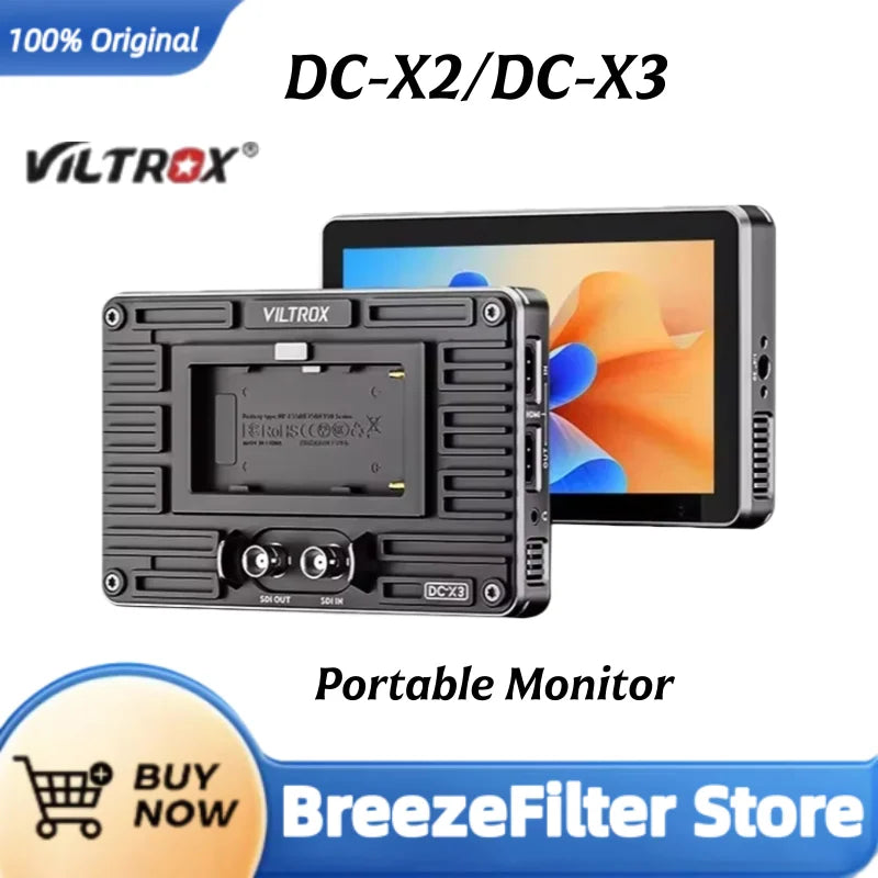 Viltrox DC-X2/DC-X3 Portable Monitor 6 Inch 2026 Nits 4K Touch Screen Profissional Photographic HD FHD Camera Monitor for Vedio
