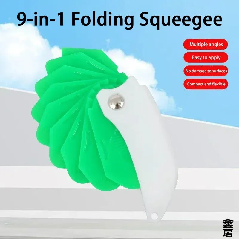 Household 9 in 1 Silicone Caulking Tool Sealant Spreading Professional Tile Window Grout Edge Removal Joint Sealant Spatula