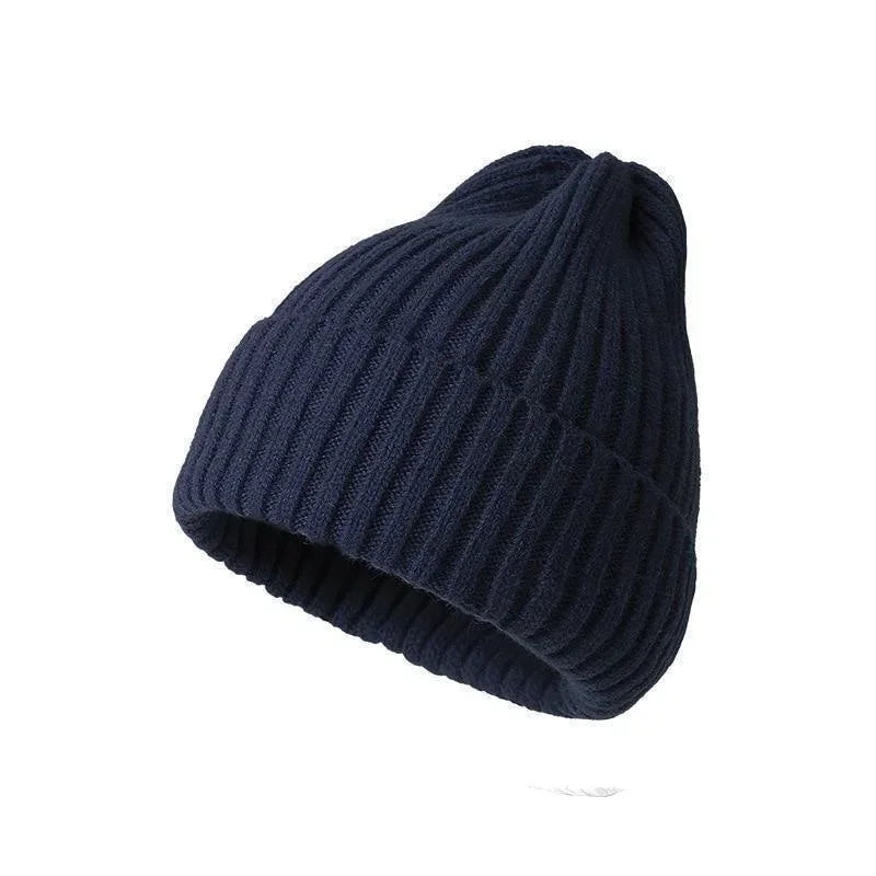 Unisex Crochet Knit Beanie - Solid Color Winter Hat for All Ages - photo 11