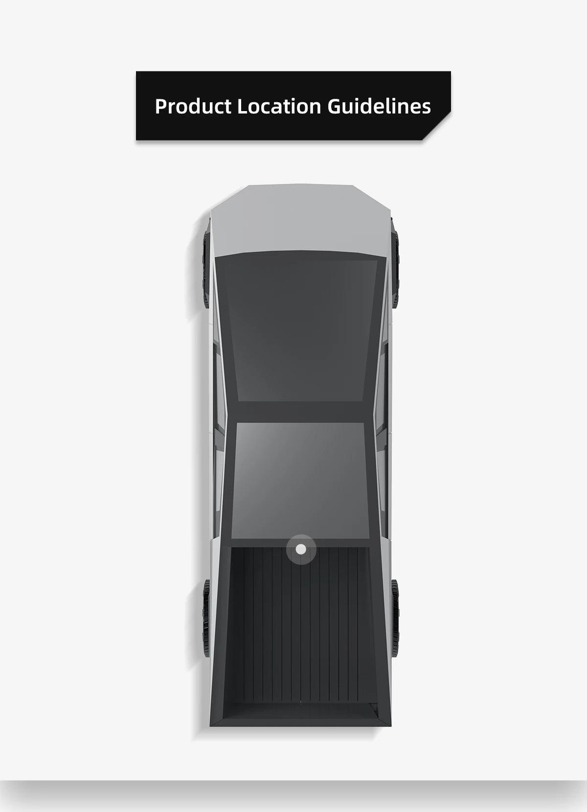 Rear Trunk Front Protective Pad for Tesla Cybertruck 2026 Trunk Liner Cargo Backrest Mat Car Pickup Truck Accessories