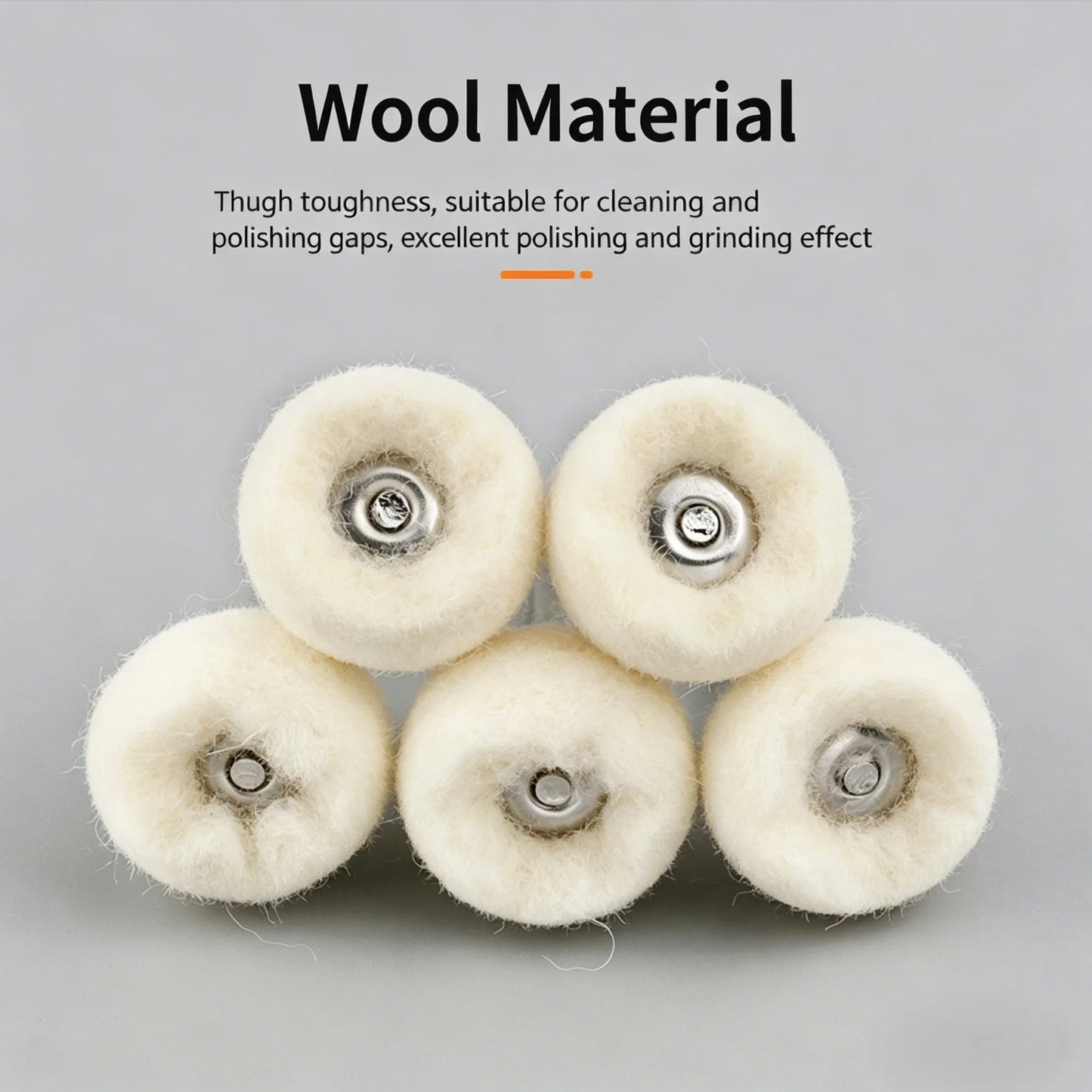 10Pcs Mini grinding sanding head abrasive disc felt 3mm Shank buffing wheels metal Polish Brush Drill Rotary Tool Accessories