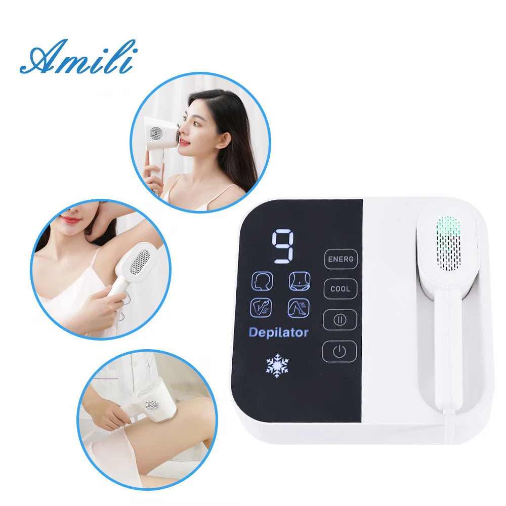 IPL Laser Hair Removal Device  Beauty Salon Grade Home Hair Remover Device with Cooling System, IPL Body Painless Laser Hai