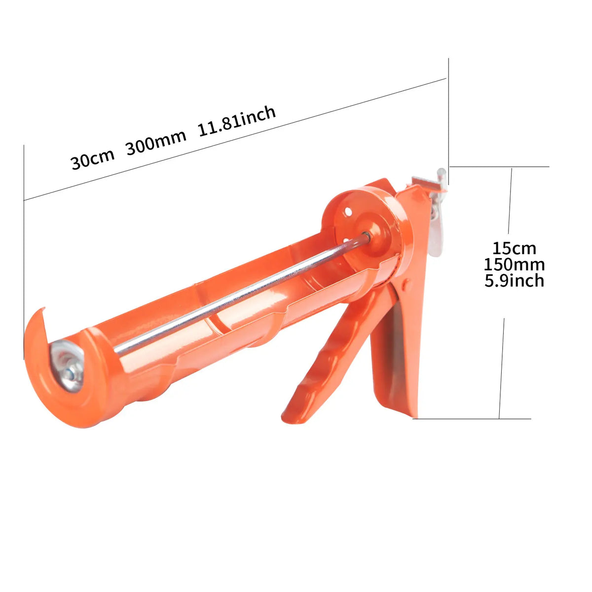 Caulking Gun 10:1 Thrust Ratio, No-Drip Silicone Sealant Gun