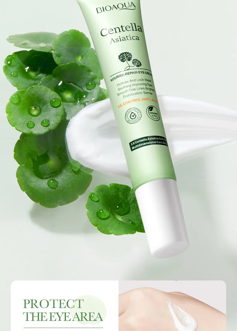 6pcs/set BIOAQUA Centella Skin Care Sets Moisturizing Anti-Aging Face Facial Cleanser Face Cream Serum Eye Cream Skin Care Kit