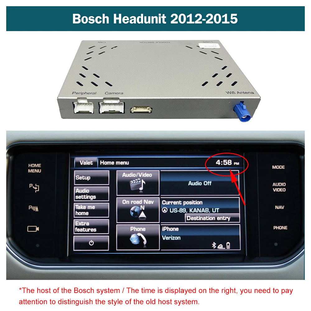 RoadTop Wireless Carplay Mirror Link AirPlay Ai Box For Land Rover Jaguar Range Rover Evoque Discovery Bosch Harman 2012-2018