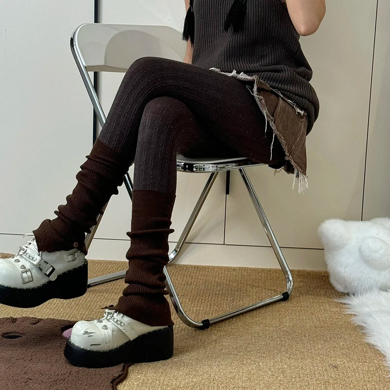Women's Vertical Striped Tights, 150g Thermal