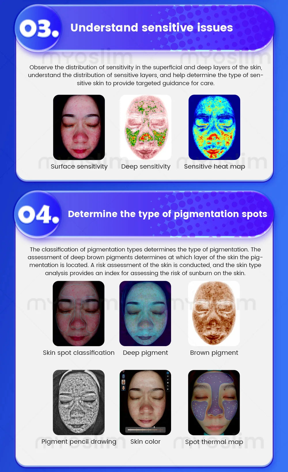 21.5 Inch 3D Facial Skin Analyzer Machine AI 8 Light Spectrum Skin Care Scanner for Business Hair Analysis Beauty Care