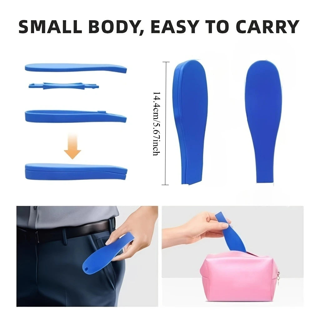2/1 piece set of long-handled back body lotion applicator brush with detachable storage design, convenient for independently applying body lotion, tanning oil, and external ointments, a practical skincare tool suitable