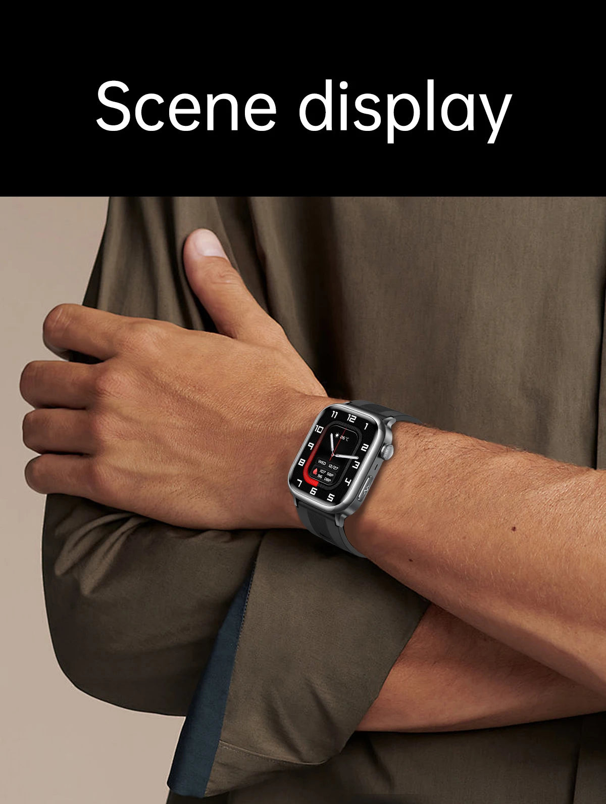 2026 New Air Pump+Air Bag+NFC Health SmartWatch Precise Blood Pressure Blood Fat Monitoring Voice Call Smartwatch For Men Women