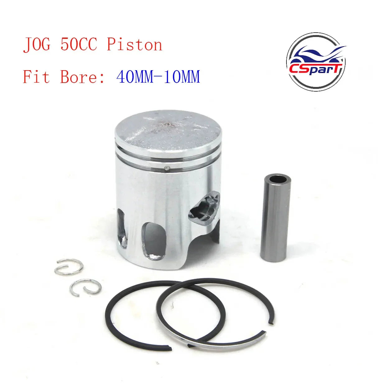 JOG 40MM 47MM 48MM 10MM 12MM Piston Kit For Yamaha 50CC 70CC 80CC Minarelli EVO 5BM 5SU 1E40QMB Keeway Roketa Scooter ATV Buggy