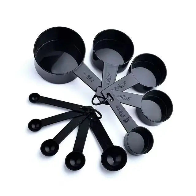 Plastic Measuring Cups & Spoons with Scale - 10-Piece Baking Set - photo 4