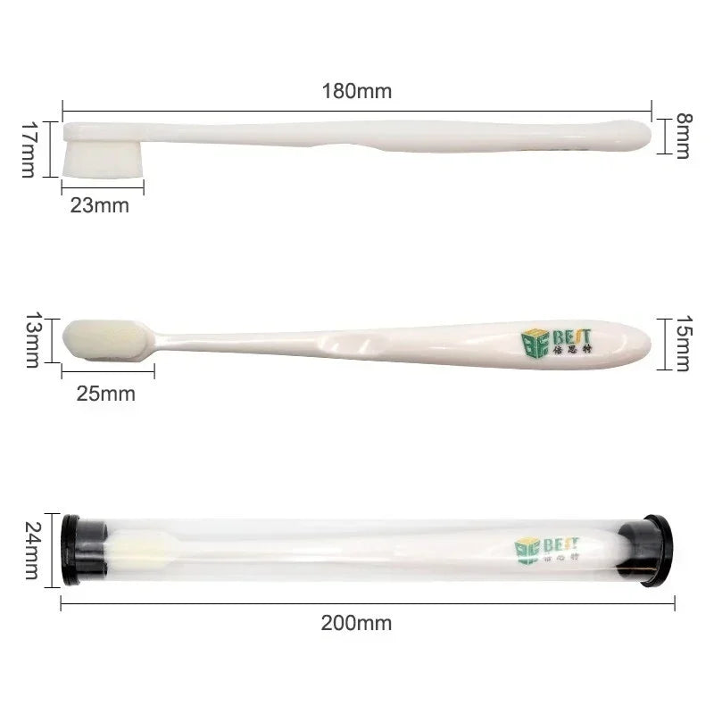 BST-82 PBT Fibre Cleaning Polishing Motherboard IC Glue Removal Cleaning Brush For Circuit IC PCB BGA Phone Electric Repairing