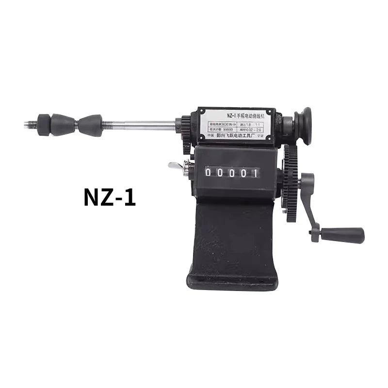 NZ-1 Hand Cranked Coil Winding Machine – Mechanical Counter Small Winding Tool