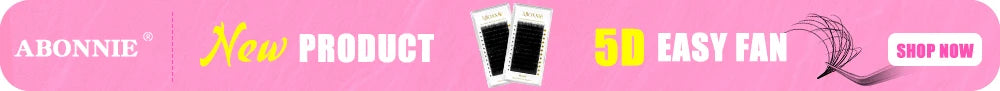 ABONNIE Matte Black Easy Fan Lashes Cashmere Blooming Eyelash Extensions Self-Making Fans Mega Volume Eyelash