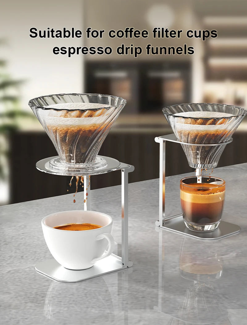 Foldable Aluminum Stand for Portable Espresso Maker - Drip Holder - photo 4