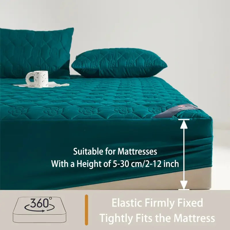 Waterproof Mattress Protector, Deep Pocket Fitted Sheet