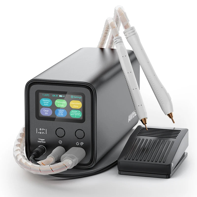 AWithZ UF20B Spot Welder Super Farad Capacitor Spot Welding Machine 18650 Lithium Battery DIY Nickel Sheet Welding Machine EU