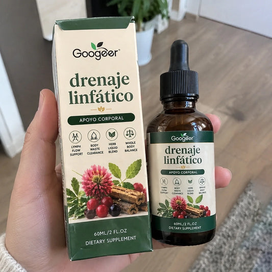 Premium Lymph Support Natural Herbal Liquid Drops Serum Lymphatic Drainage for Body Swelling Relief and Toxin Elimination