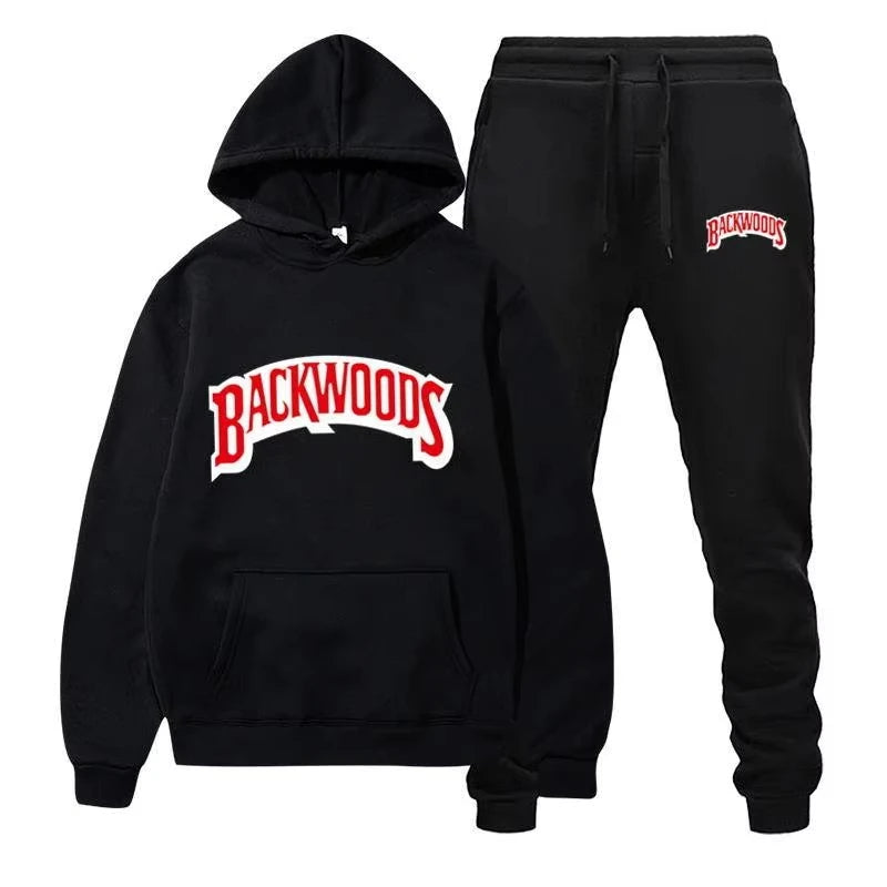 Men's Fleece Hoodie & Jogger Set - Winter Tracksuit