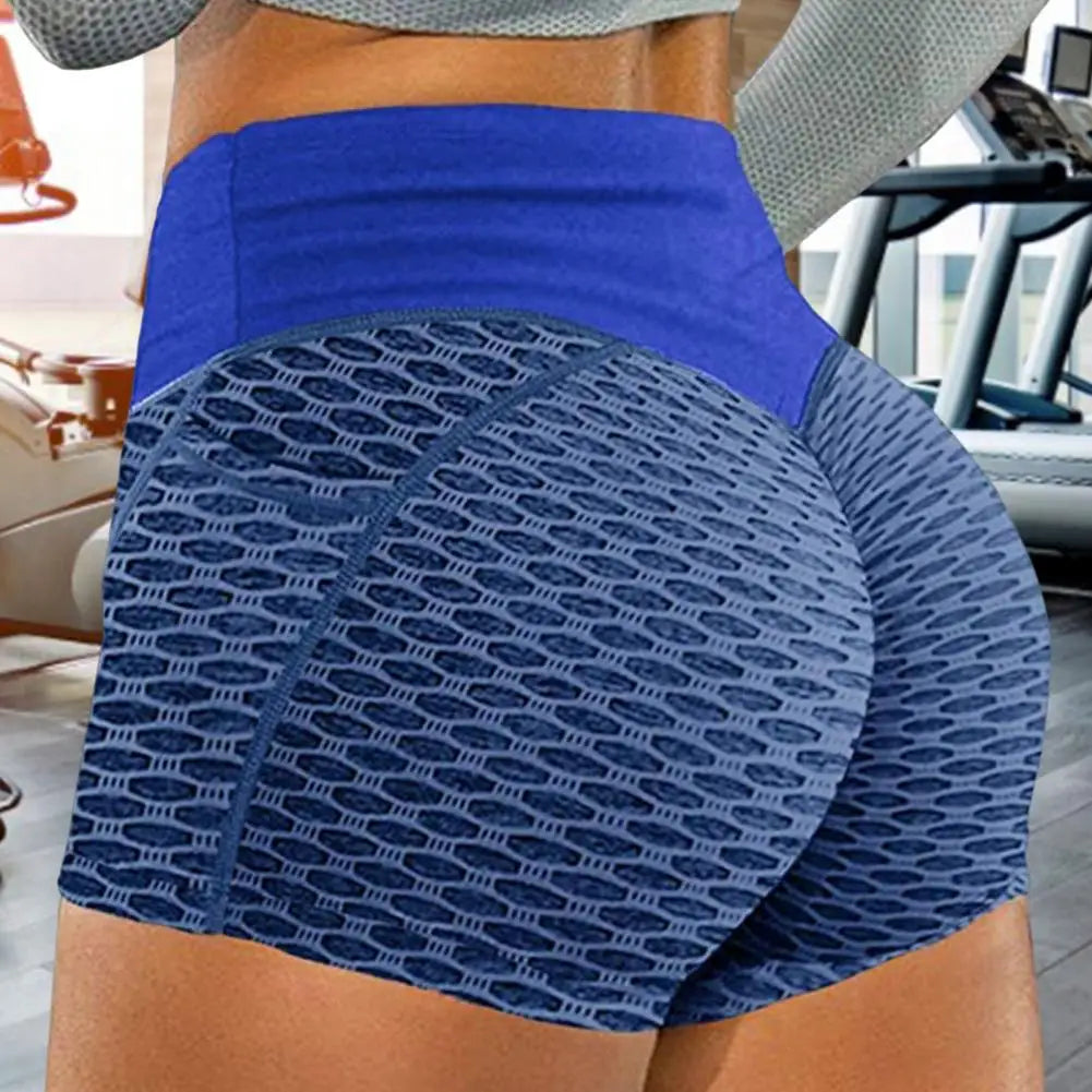 Solid Color Tight Compression Sport Short High Waist Yoga Ultrashort Legging Training Soft Women Gym Athletic Tight Squat Proof