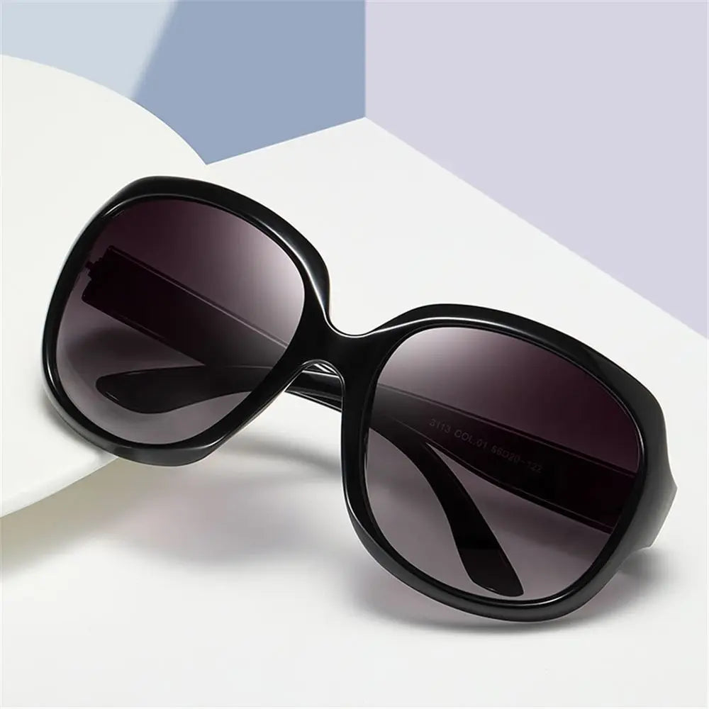 Fashion Shades Sunglasses for Women Square Elliptical Frame Oversized Sunglasses UV 400 Driver's Sun Glasses for Women Men