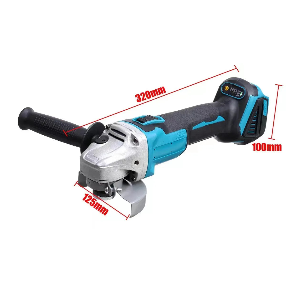 125mm Grinder Power Tool Polishing Cutting Machine For Makita 18V Battery Brushless Angle Grinder Cordless Electric Angle