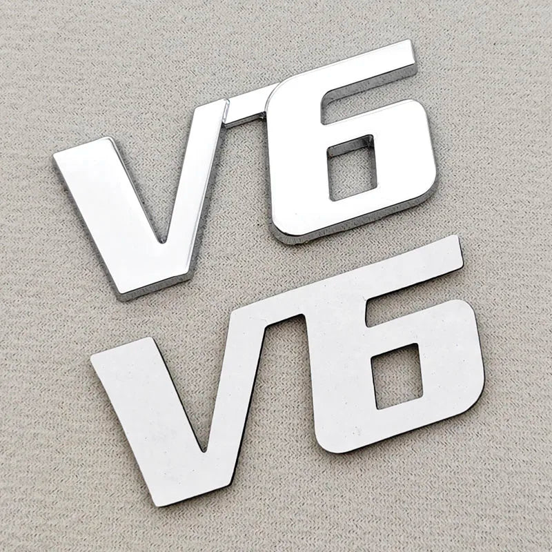 3D Metal Car Sticker Logo 4WD V6 V8 LIMITED Fender Side Badge Rear Trunk Emblem For Toyota LC150 LC200 4Runner Tundra Accessorie