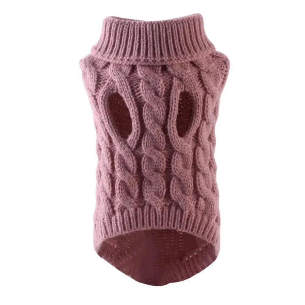 Knitted Winter Dog Coat - Warm Sweater for Small and Medium Dogs - photo 14