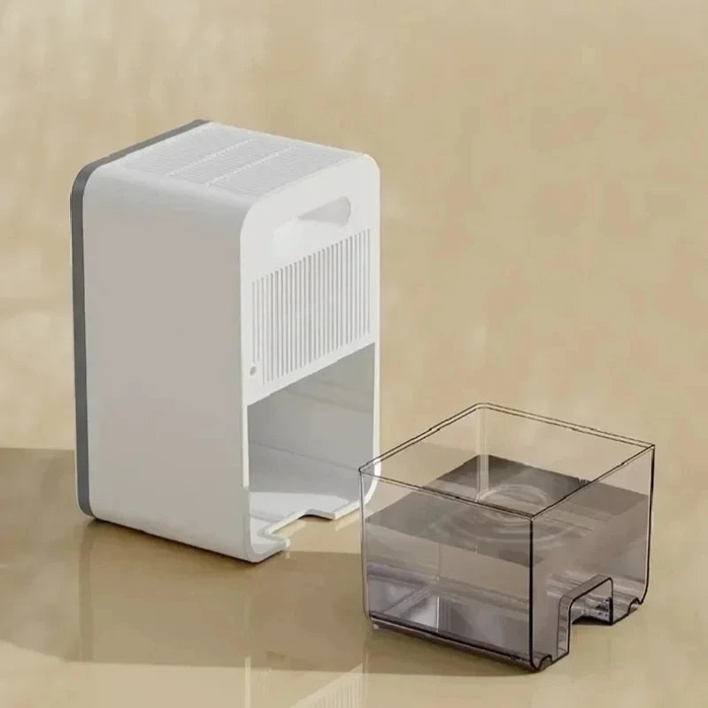 Portable Mini Dehumidifier Smart Sensing Moisture Absorber Odor Remover Reduce Damp Mold For Bedroom Office Indoor Use