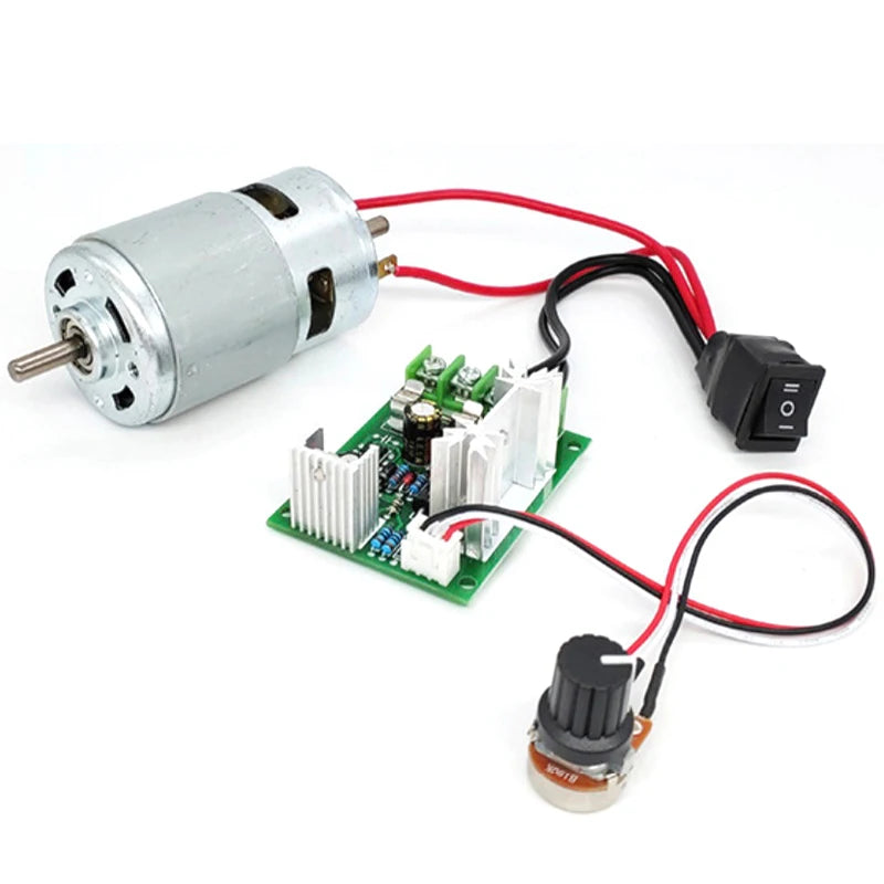 775 Dual Shaft Motor DC 12V-24V Ball Bearing Large Torque High Power Low Noise Gear Motor Electronic Component Motor