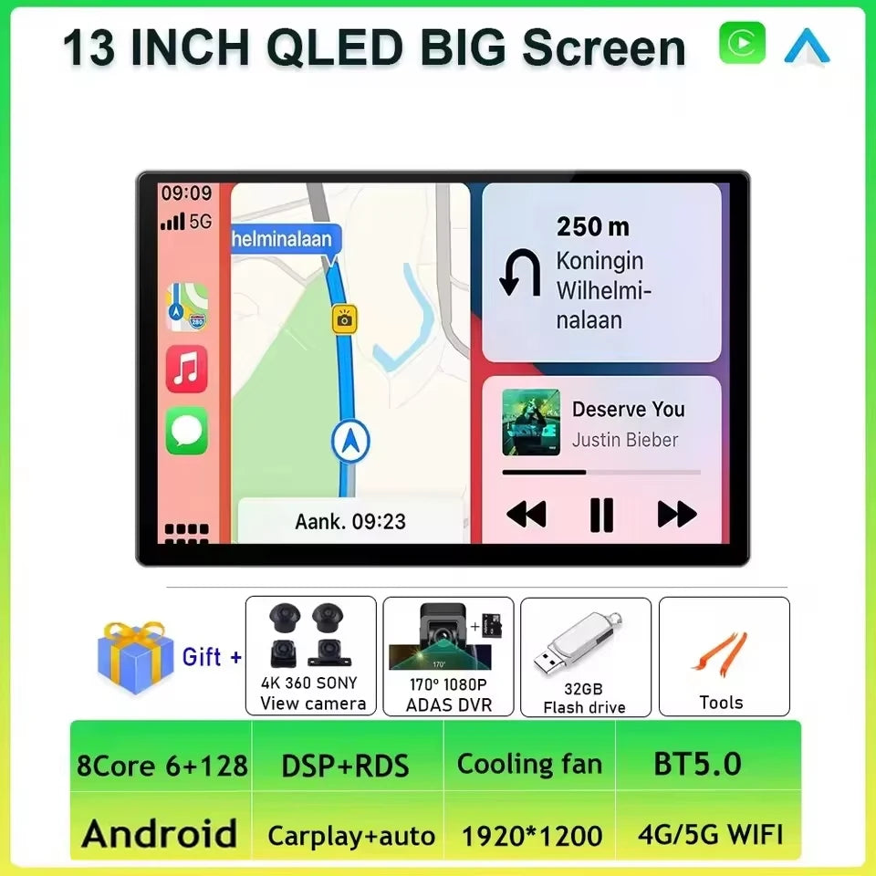 Android Car Stereo for Peugeot 3008, 4008 & 5008 (2017–2020) — CarPlay, Android Auto, GPS Navigation