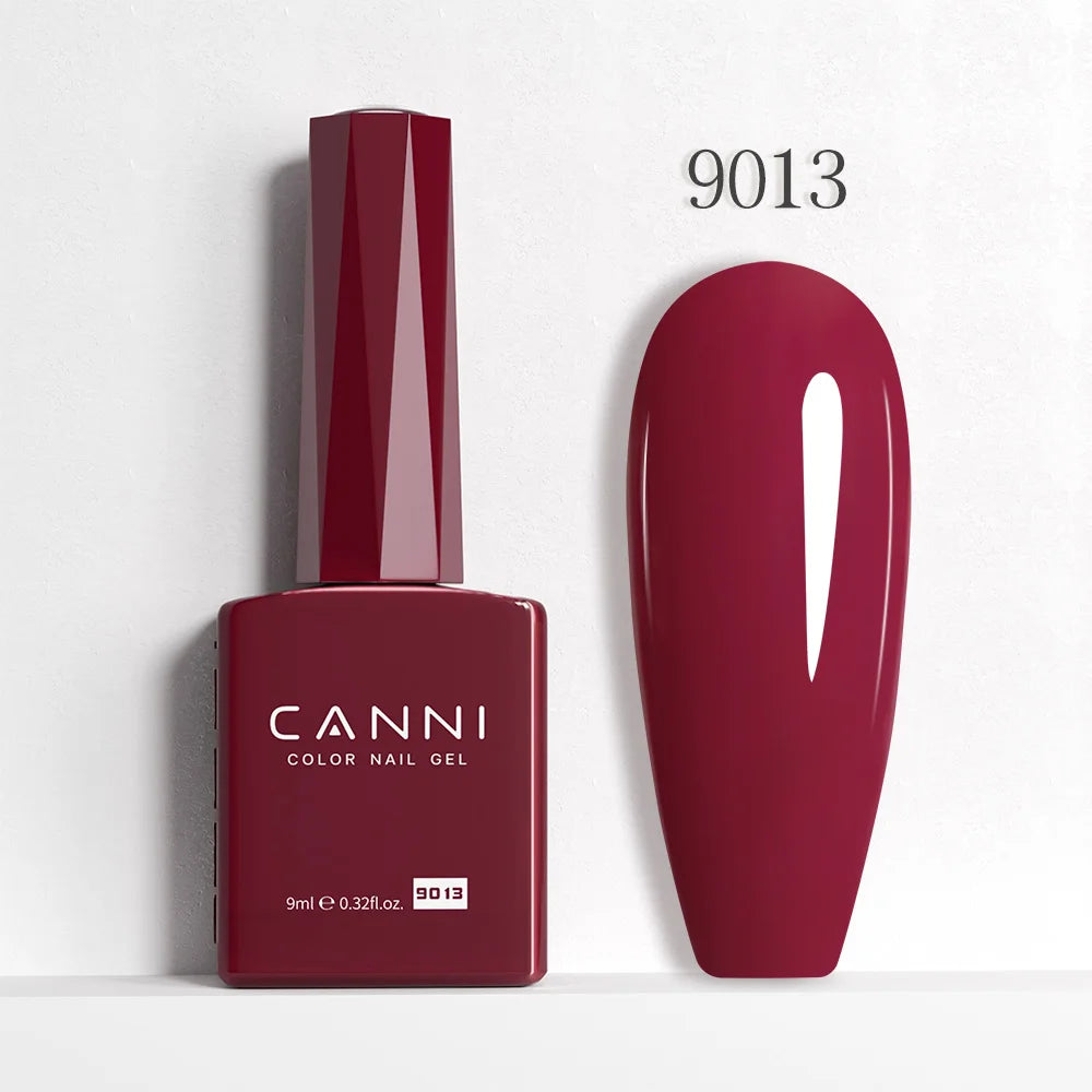 CANNI Gel Nail Polish TPO/HEMA FREE Gorgeous Christmas Red Color Winter Nails Full Coverage Soak Off UV LED Semi Permanent Gel